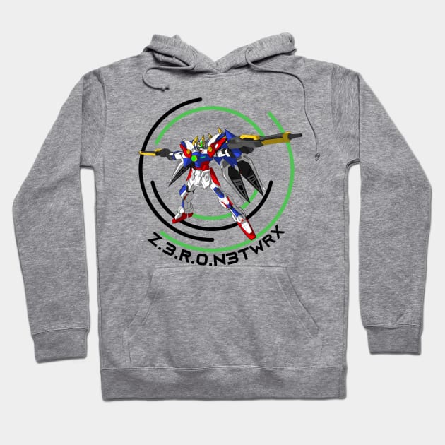 PROTO WING Z.3.R.0 LOGO Hoodie by Z.3.R.0. N3TWRX 